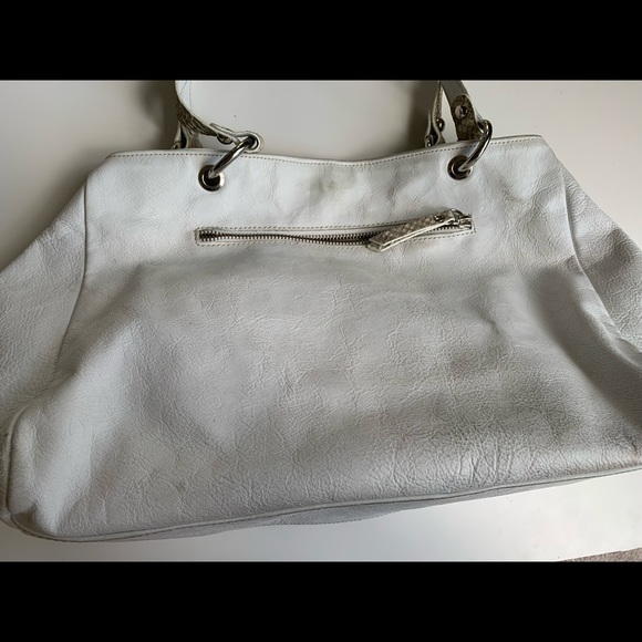 Innue Italian leather white snakeskin tote bag - Picture 6 of 16
